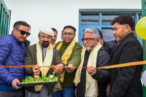 CEC, MP Ladakh inaugurate football pitch of Salim Sports Club at Baroo