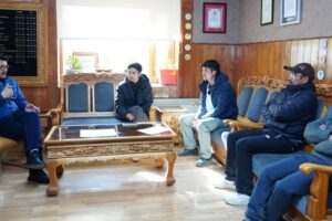 Gazetted Aspirants called on CEC Leh