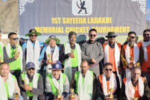 1st Sayeeda Ladakhi Memorial Cricket Tournament 2024 at NDS Ground, Leh