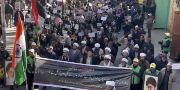 IKMT Kargil stage massive protest against Shia target killings in Parachinar