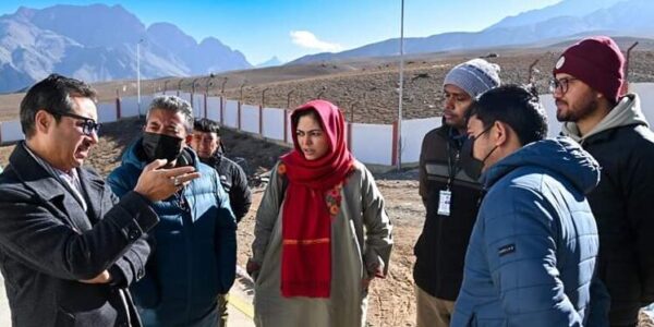 Administrator MC Kargil inspects solid waste management plant