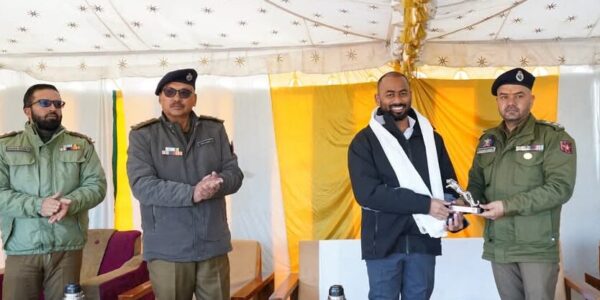 DC Leh attends 62nd Raising Day of Civil Defence at UTDRF Leh