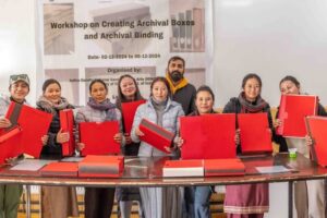 Workshop on archival box-making and archival binding