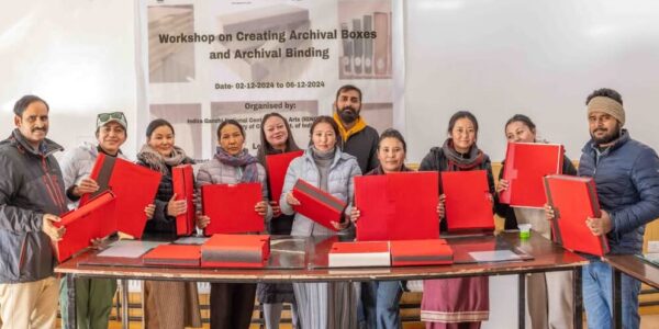 Workshop on archival box-making and archival binding