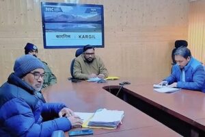 DC Kargil chairs meeting on AN-32 Kargil Courier Service