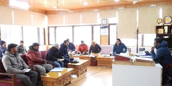 DC Kargil reviews progress under SVAMITVA and arrangements for PM event