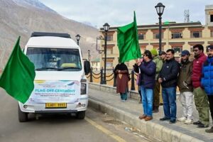 CEC kargil flags off students for exposure visit