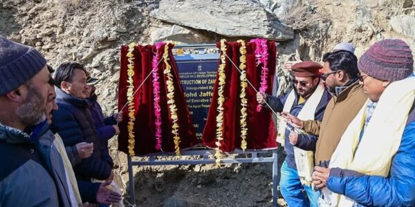 CEC Kargil inaugurates Zamindari Khul at Kaksar village