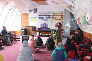 Awareness program on poster, video making competition by CEO held at Sankoo Campus, GDC Kargil 