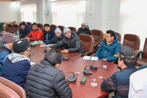 CEC chairs meeting to address issues of Mining Department Kargil