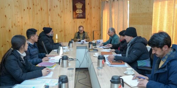 Advisor Dr. Pawan Kotwal chairs meeting to discuss advertisement of posts through LSSSSB