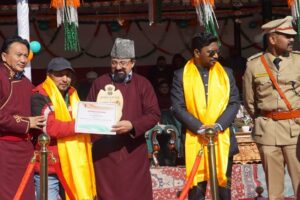 Journalist Syed Hashim Razvi Honored with award on 76th Republic Day