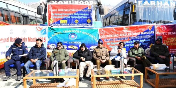 National Road Safety Month-2025: Traffic Police Kargil conducts traffic awareness program