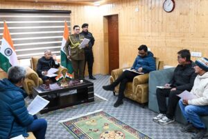 Various delegations called on Lieutenant Governor, Brig (Dr) BD Mishra in Kargil