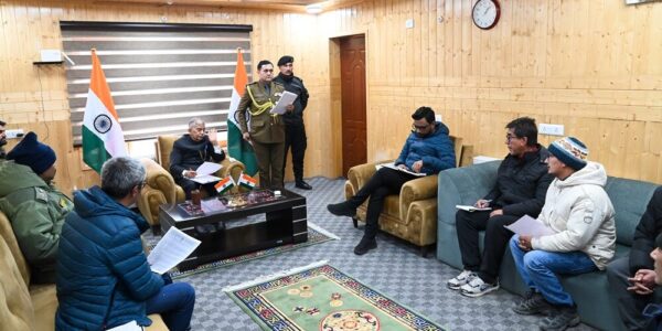 Various delegations called on Lieutenant Governor, Brig (Dr) BD Mishra in Kargil