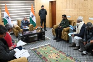 Various delegations called on Lieutenant Governor, Brig (Dr) BD Mishra in Kargil