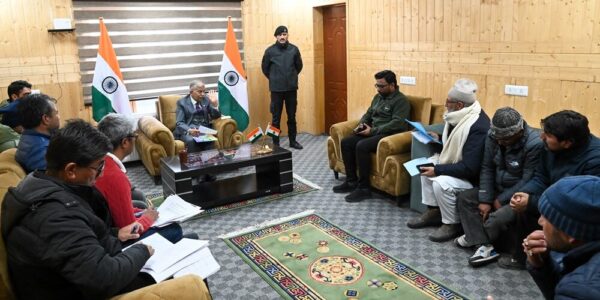 Various delegations called on Lieutenant Governor, Brig (Dr) BD Mishra in Kargil