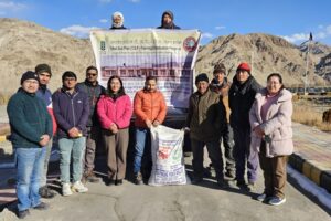 CAZRI-RRS Leh Distributes Animal Feed under Tribal Sub-Plan