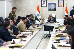 LG Mishra chairs Governing Body Meeting of State Health Society NHM Ladakh