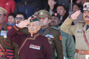 LG Mishra attends Republic Day Celebration at Polo Ground Leh