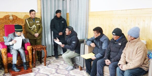 Several delegations of Ex-servicemen groups call on LG Ladakh, BD Mishra