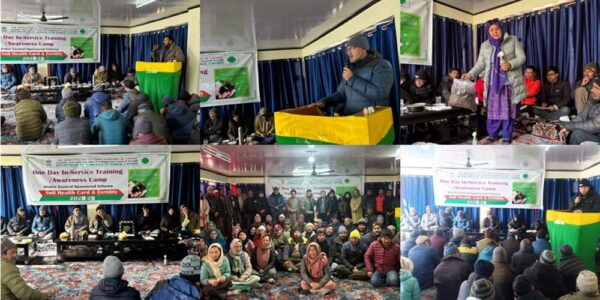 Agriculture Department Kargil organizes awareness camp under Soil Health and Fertility Scheme