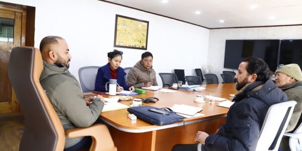 DC Leh Interacts with Leaders and Representatives of Political Parties