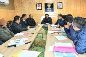 CEC Tashi Gyalson, Reviews District Capex Budget Expenditure
