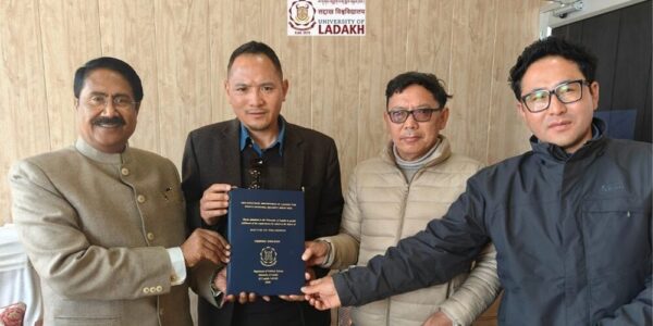 University of Ladakh Produces Its First PhD Graduate
