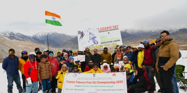 District Tobacco Control Cell organizes tobacco-free ski championship at Linkipal Ski Slope