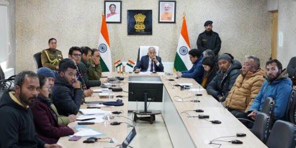 LG Ladakh holds meeting with tourism stakeholders, LAHDCs to discuss tourism promotion