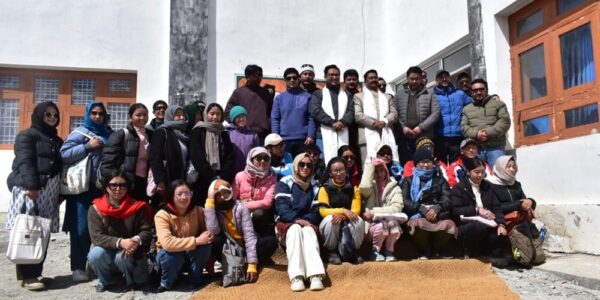 Vice Chancellor, University of Ladakh, Prof. Saket Kushwaha visits GDC Zanskar