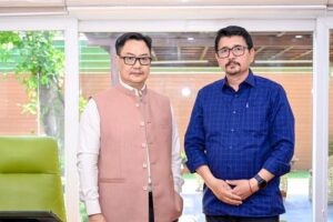 CEC Leh, Adv. Tashi Gyalson met Union Minister of Minority Affairs, Kiren Rijiju