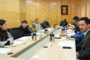 Chief Secretary Dr. Pawan Kotwal Chairs 3rd Steering Committee Meeting of Ladakh CAMPA