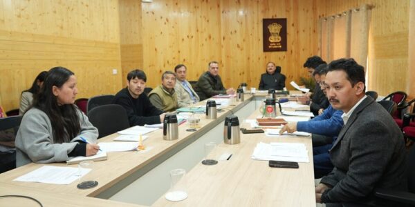 Chief Secretary Dr. Pawan Kotwal Chairs 3rd Steering Committee Meeting of Ladakh CAMPA