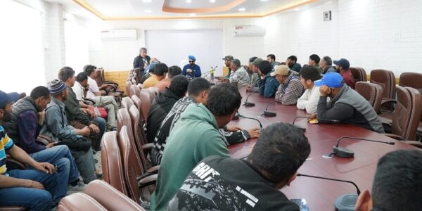 All Kargil Transport Association Meets CEC Dr. Mohd Jaffer Akhoon to Discuss Key Transport Issues