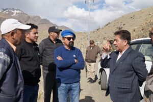 CEC Kargil Visits Drought-Hit Sharbatgone Village, Urges Timely Completion of Lift Irrigation Project