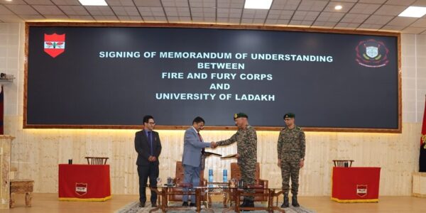 Ladakh Corps and University Partner for Education and Research