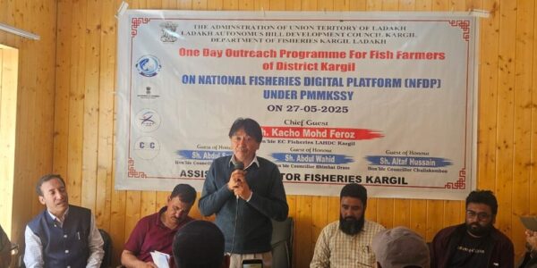 Kargil Fisheries Outreach Promotes Digital Platform, Distributes Equipment