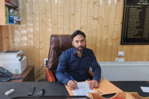 Shri Jahangeer Akhone (JKAS) assumes charge as ACR Kargil.