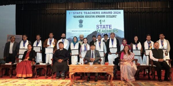 Ladakh Honors Outstanding Educators at Inaugural State Teachers Award 2024