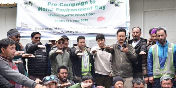 Joint Cleanliness and Plantation Drive Held in Drass