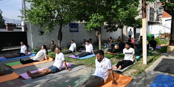 DLSA Kargil celebrates International Yoga Day at District Court Complex