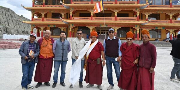 EC Tashi visit villages to review ongoing developmental works in Zanskar