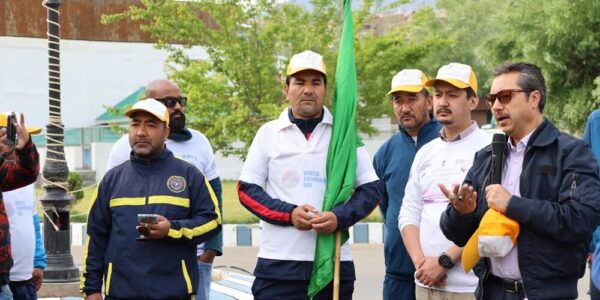 ADC Kargil flags-off Cyclothon to Promote Fitness, Environmental Awareness