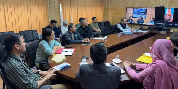 Administrative Secretary Tourism & Culture chairs Preparatory Meeting in connection with Visit of His Holiness the Dalai Lama to Ladakh