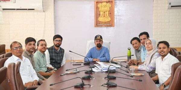 CEC Kargil Reviews ₹98-Crore Multi-Level Parking Project Near Old Taxi Stand