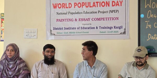 World Population Day Observed at MMS Chutuk by DIET Kargil