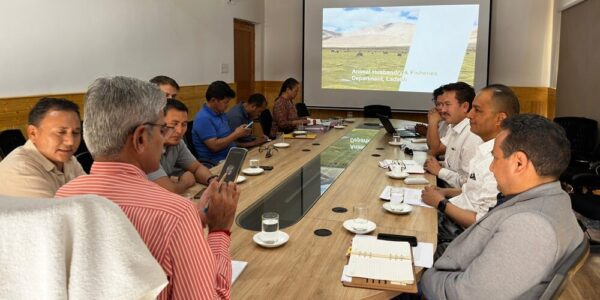 Secretary Shri Rudra Goud P.T., IAS, Reviews Progress of Animal Husbandry & Fisheries and Sheep Husbandry Departments in UT Ladakh