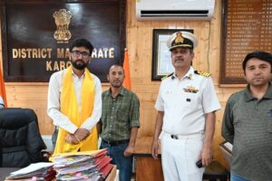 Zila Sainik Welfare Board delegation calls upon DC Kargil